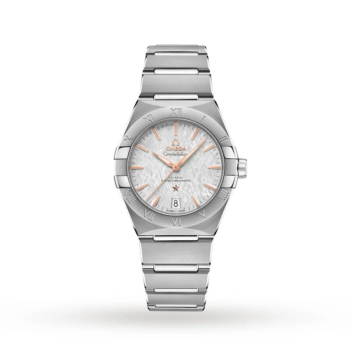 Omega Heritage Automatic 36mm Men’s Watch with Grey Material Dial, Stainless Steel Case & Bracelet, 50m Water Resistant / O13110362006001