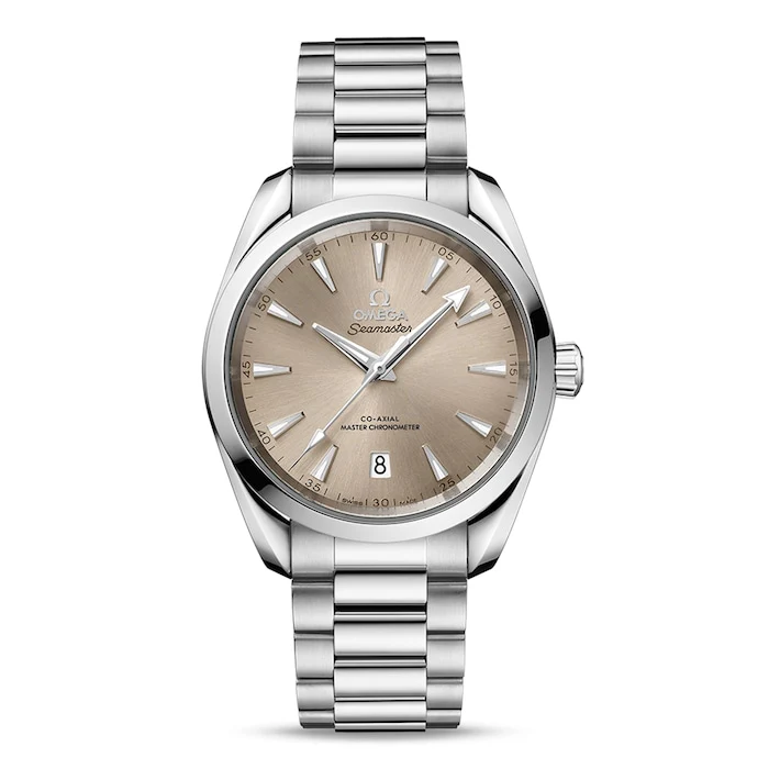 Omega Heritage Automatic 38mm Men’s Watch with Beige Material Dial, Stainless Steel Case & Bracelet, 150m Water Resistant / O22010382009001
