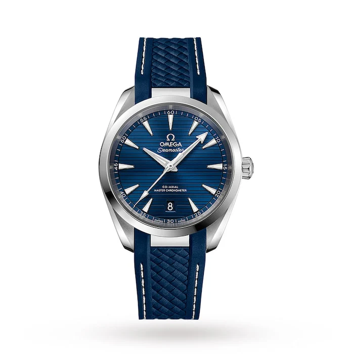 Omega Heritage Automatic 38mm Men’s Watch with Blue Material Dial, Stainless Steel Case, 150m Water Resistant / O22012382003001