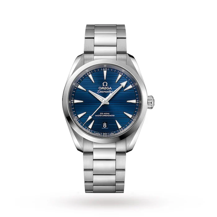 Omega Heritage Automatic 38mm Men’s Watch with Blue Material Dial, Stainless Steel Case & Bracelet, 150m Water Resistant / O22010382003001