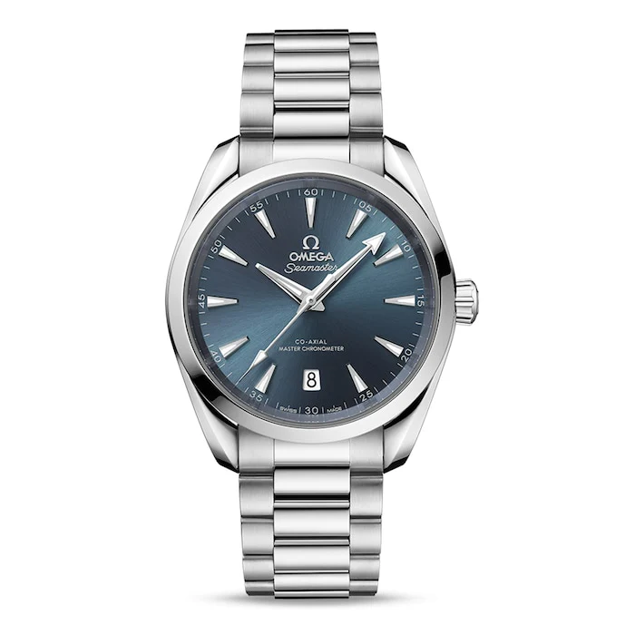 Omega Heritage Automatic 38mm Men’s Watch with Blue Material Dial, Stainless Steel Case & Bracelet, 150m Water Resistant / O22010382003003