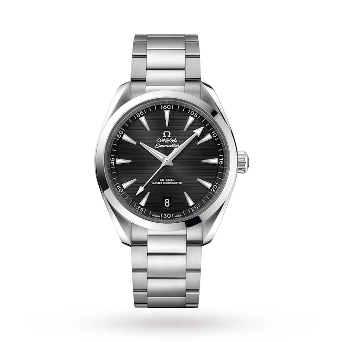 Omega Heritage Automatic 41mm Men’s Watch with Black Material Dial, Stainless Steel Case & Bracelet, 150m Water Resistant / O22010412101001