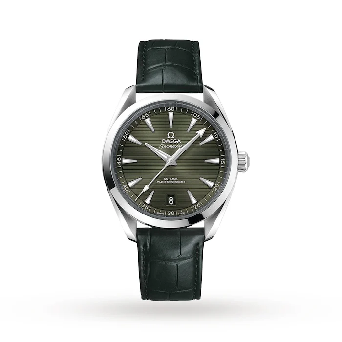 Omega Heritage Automatic 41mm Men’s Watch with Green Material Dial, Stainless Steel Case, 150m Water Resistant / O22013412110001
