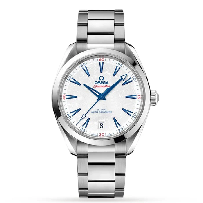 Omega Heritage Automatic 41mm Men’s Watch with White Material Dial, Stainless Steel Case & Bracelet, 150m Water Resistant / O52210412104001