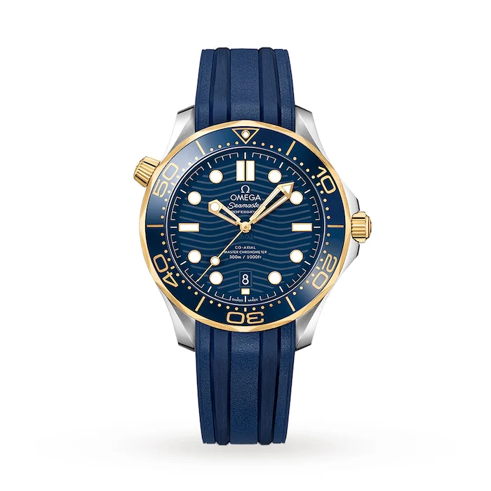 Omega Heritage Automatic 42mm Men’s Watch with Blue Material Dial, Stainless Steel Case, 300m Water Resistant / O21022422003001