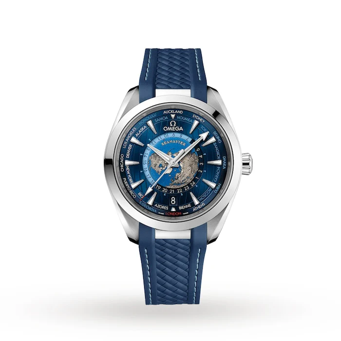 Omega Heritage Automatic 43mm Men’s Watch with Blue Material Dial, Stainless Steel Case, 150m Water Resistant / O22012432203001
