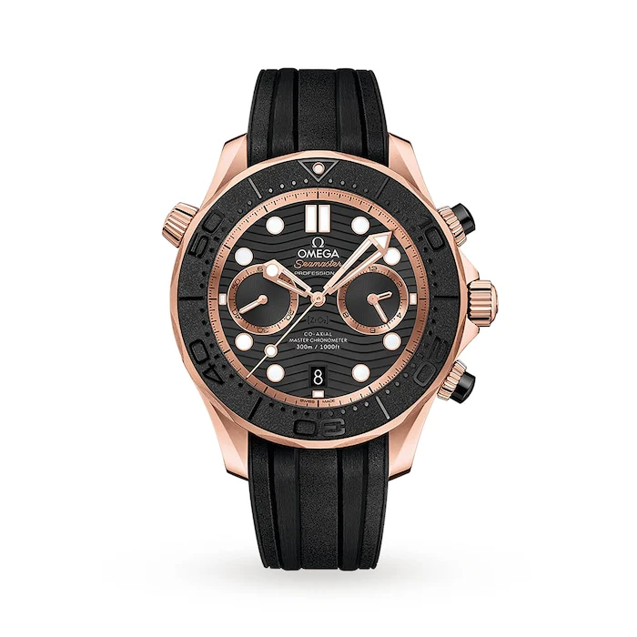 Omega Heritage Automatic 44mm Men’s Watch with Black Material Dial, Ceramic Case, 300m Water Resistant / O21062445101001