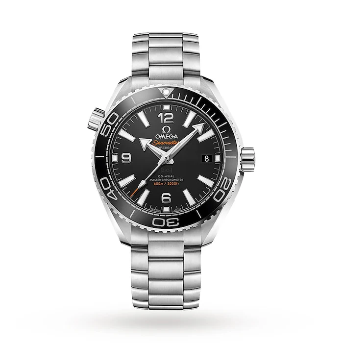 Omega Heritage Automatic Men’s Watch with Black Material Dial, Stainless Steel Case & Bracelet, 600m Water Resistant / O21530402001001