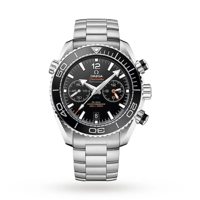 Omega Heritage Automatic Men’s Watch with Black Material Dial, Stainless Steel Case & Bracelet, 600m Water Resistant / O21530465101001