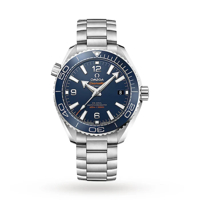 Omega Heritage Automatic Men’s Watch with Blue Material Dial, Stainless Steel Case & Bracelet, 600m Water Resistant / O21530402003001