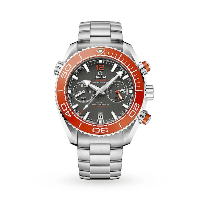 Omega Heritage Automatic Men’s Watch with Grey Material Dial, Stainless Steel Case & Bracelet, 600m Water Resistant / O21530465199001