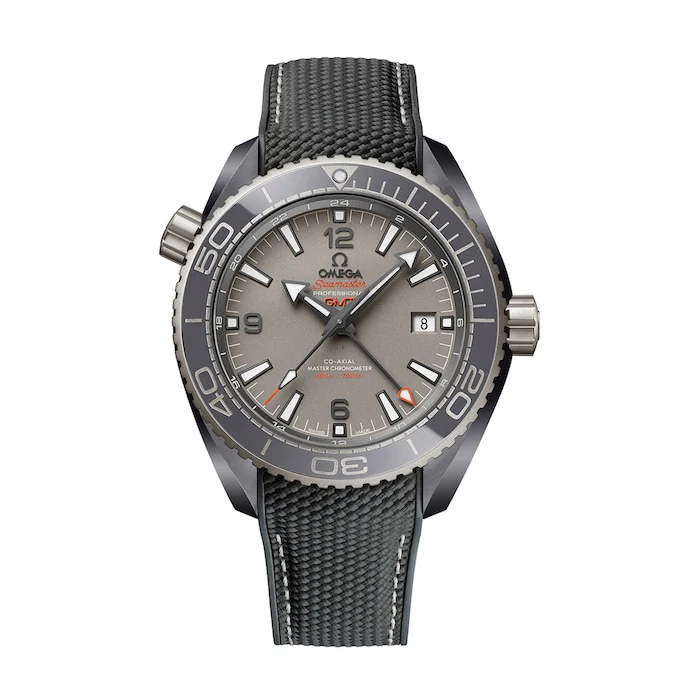 Omega Heritage Automatic Men’s Watch with Grey Material Dial, Titanium Case, 600m Water Resistant / O21592462299002