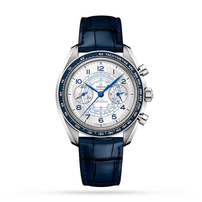 Omega Heritage Manual Wind 43mm Men’s Watch with Silver Material Dial, Stainless Steel Case, 50m Water Resistant / O32933435102001
