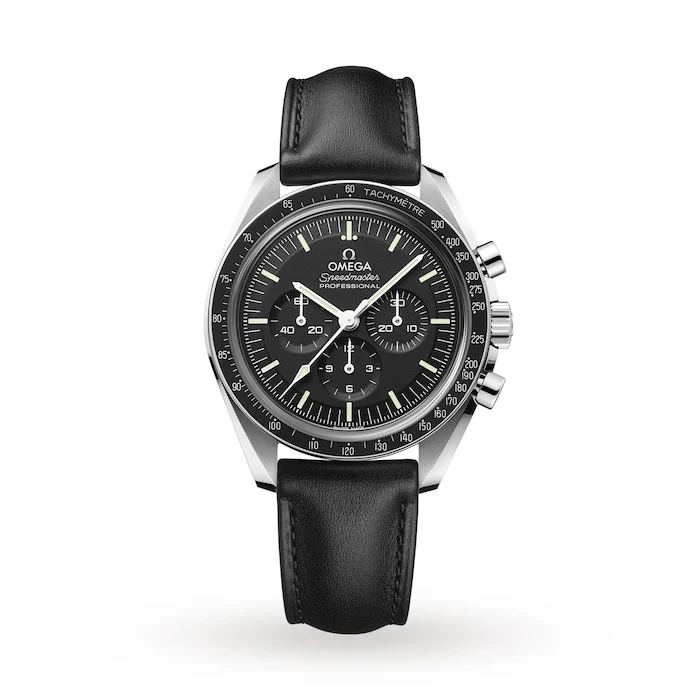Omega Manual Wind 42mm Men’s Watch with Black Material Dial, Stainless Steel Case, 50m Water Resistant / O31032425001002