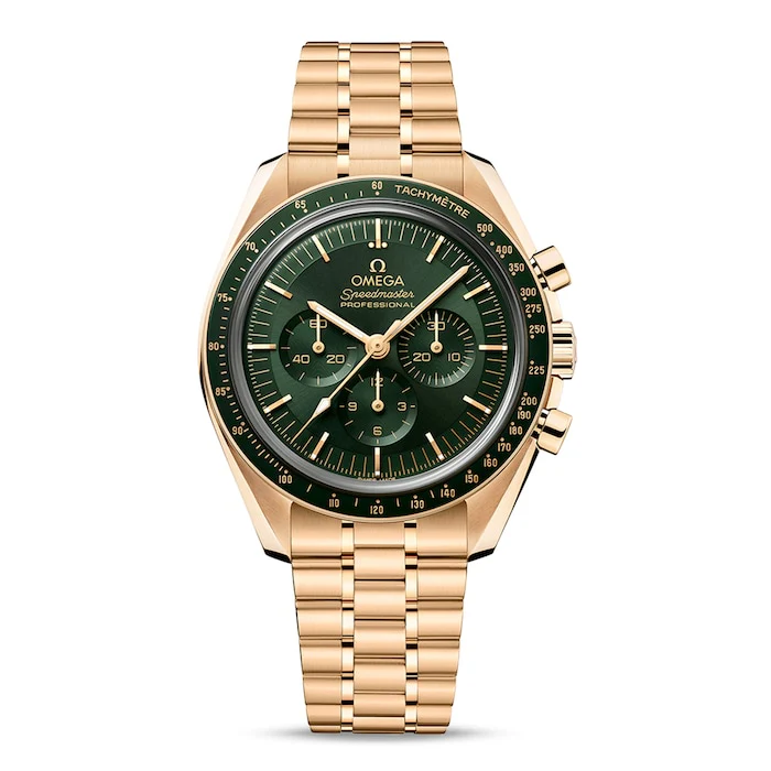 Omega Manual Wind 42mm Men’s Watch with Green Material Dial, Ceramic Case, 50m Water Resistant / O31060425010001