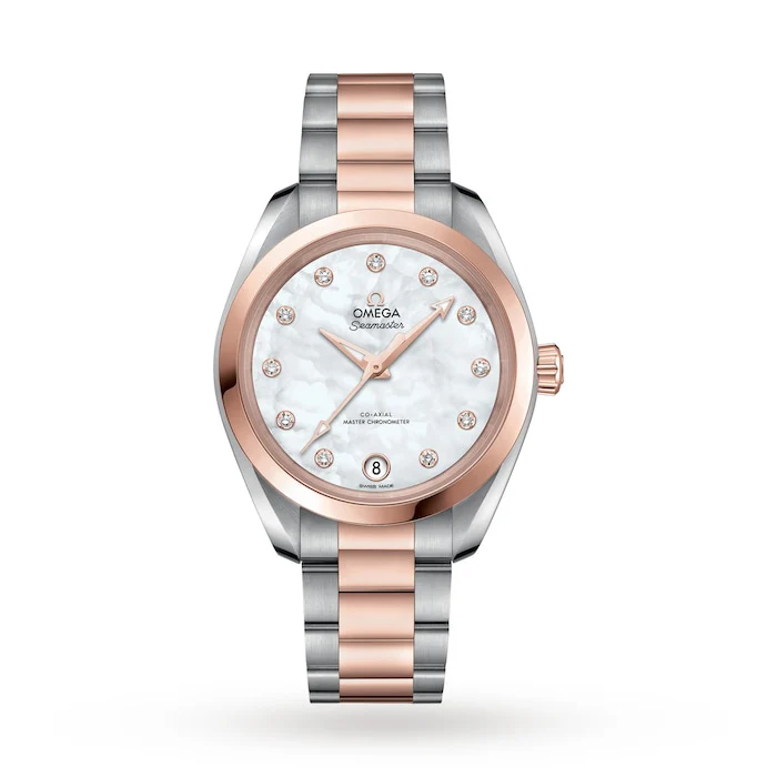 Omega Seamaster Aqua Terra 150m Co-Axial 34mm Ladies Watch Luxury Watch Swiss Made O22020342055001