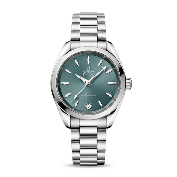 Omega Seamaster Aqua Terra 150m Co-Axial Master Chronometer 34mm Ladies Watch Green O22010342010001