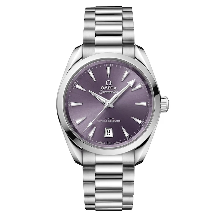 Omega Seamaster Aqua Terra Shades 38mm Unisex Watch Purple Luxury Watch Swiss Made O22010382010004