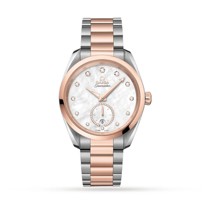 Omega Seamaster Aqua Terra Two-Tone 38mm Ladies Watch Luxury Watch Swiss Made High Precision Movement O22020382055002