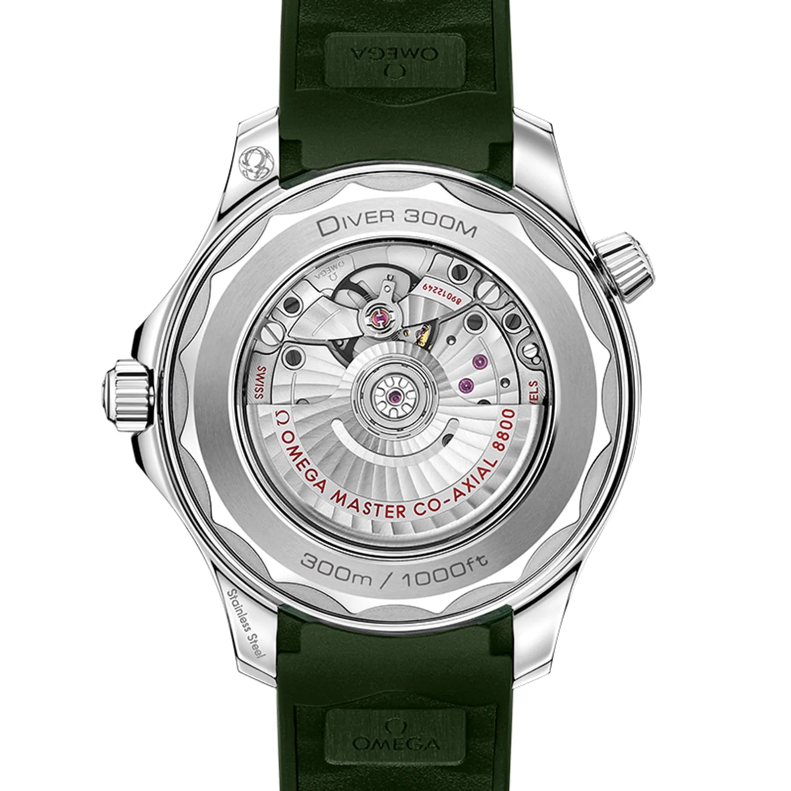 Omega Seamaster Diver 300m Co-Axial Master Chronometer 42mm Mens Watch Green - Image 2