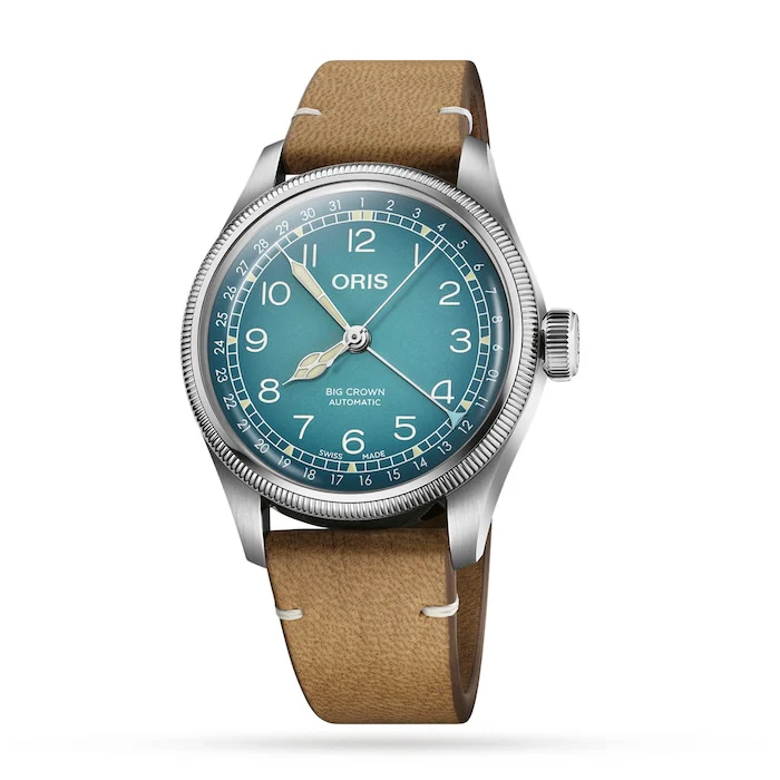 Oris Automatic 38mm Men’s Watch with Blue Material Dial, Stainless Steel Case, 50m Water Resistant / 01 754 7779 4065-SET