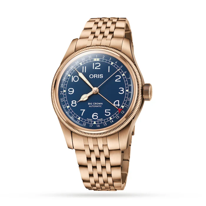 Oris Automatic 40mm Men’s Watch with Blue Material Dial, Stainless Steel Case & Bracelet / 01 754 7741 3165-07 8 20 01