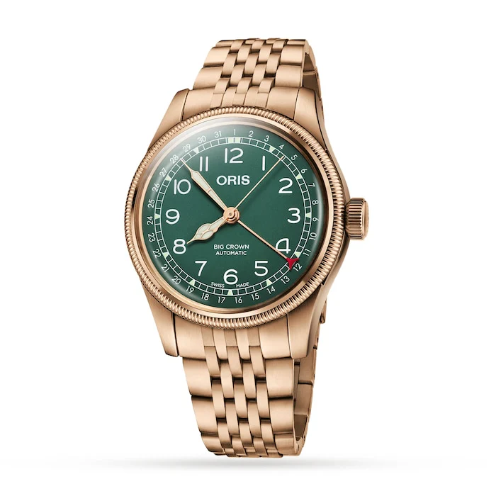 Oris Automatic 40mm Men’s Watch with Green Material Dial, Stainless Steel Case & Bracelet / 01 754 7741 3167-07 8 20 01