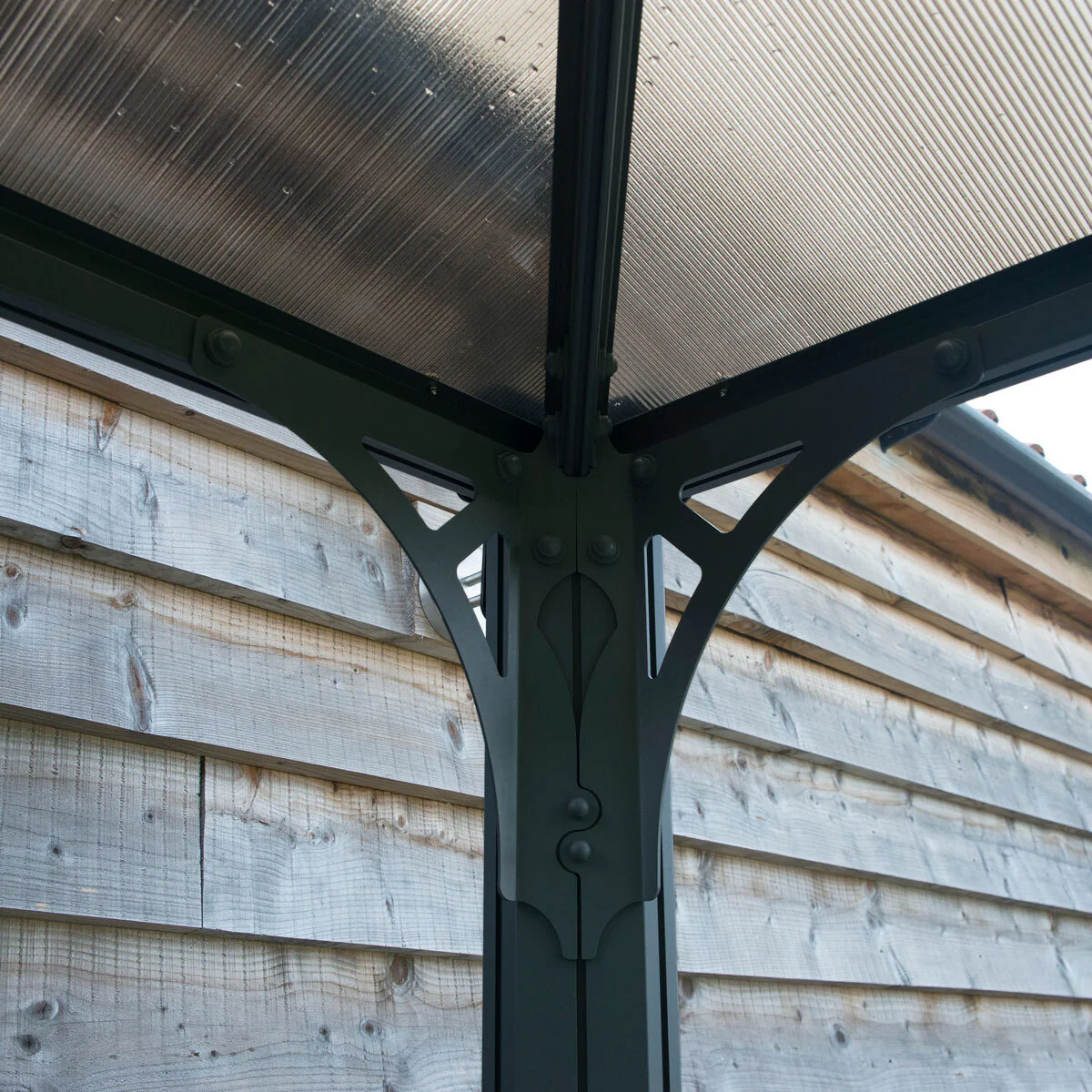 Palram Canopia Palermo 3 x 3 m (9.8 x 9.8 ft) Aluminium and Polycarbonate Gazebo - Image 4