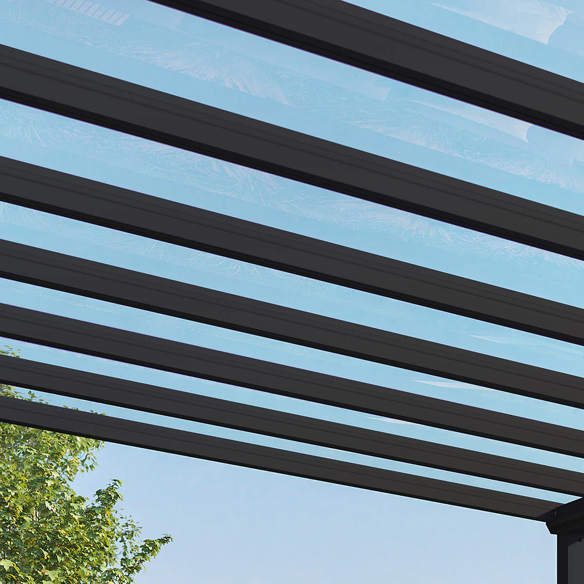 Palram Canopia Stockholm 11ft 2" x 24ft (3.4 x 7.3m) Aluminium Patio Cover - Image 3