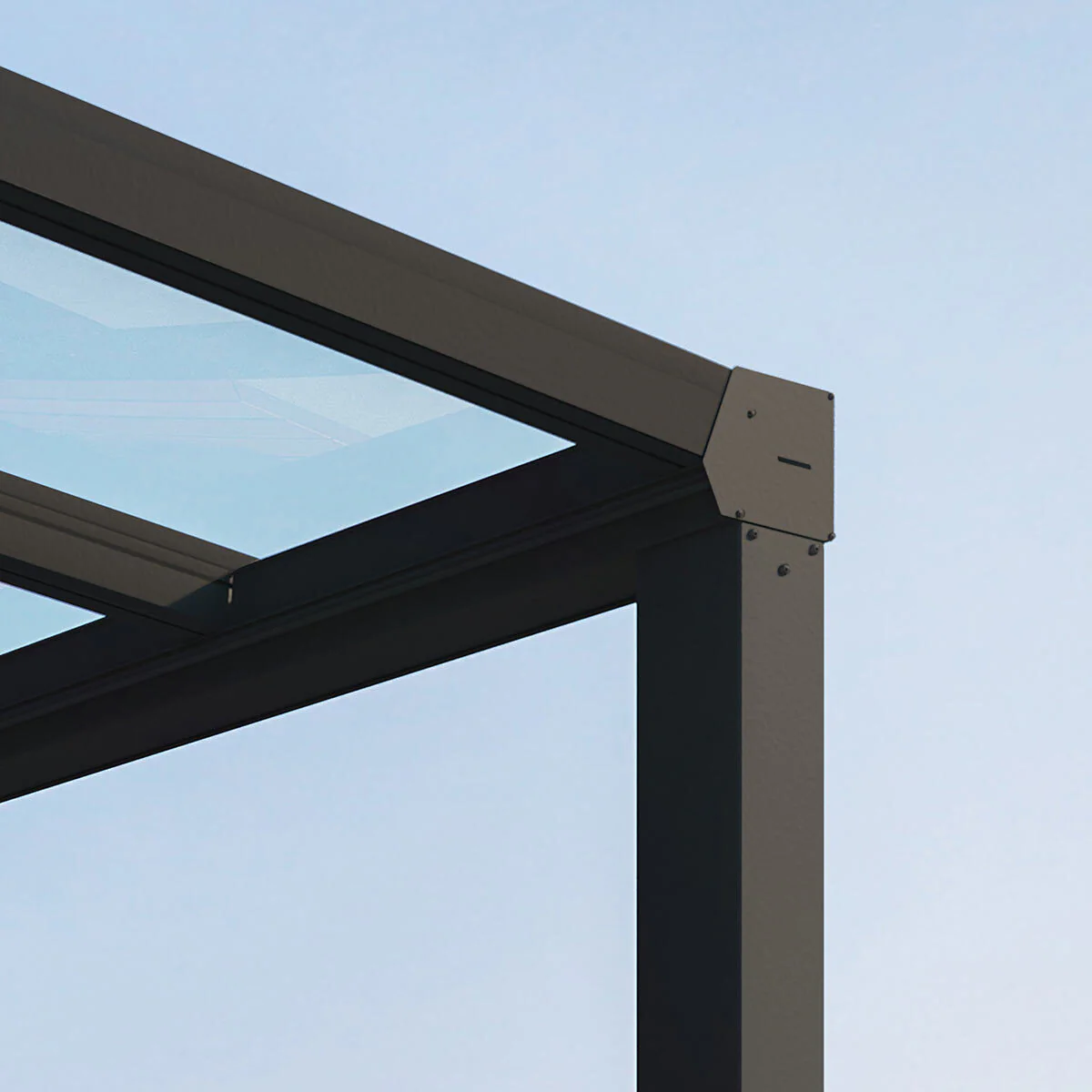 Palram Canopia Stockholm 11ft 2" x 24ft (3.4 x 7.3m) Aluminium Patio Cover - Image 4