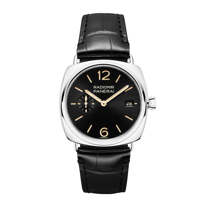 Panerai Automatic 40mm Men’s Watch with Black Material Dial, Stainless Steel Case, 50m Water Resistant / PAM01572
