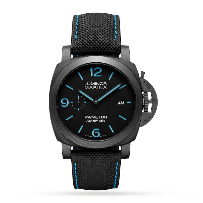 Panerai Automatic 44mm Men’s Watch with Black Material Dial, 300m Water Resistant / PAM01661