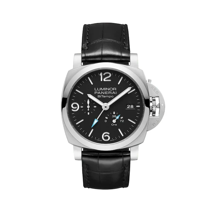 Panerai Automatic 44mm Men’s Watch with Black Material Dial, Stainless Steel Case, 300m Water Resistant / PAM01360
