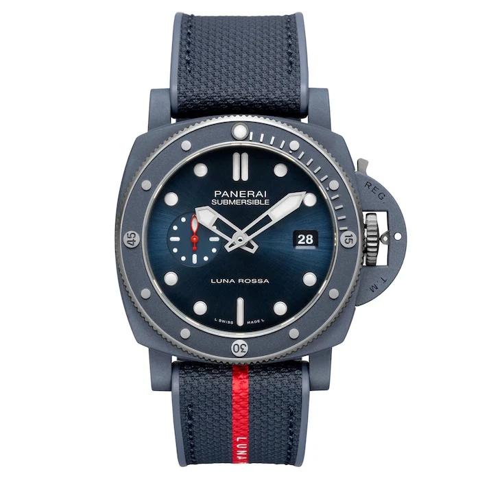 Panerai Automatic 44mm Men’s Watch with Blue Material Dial, 500m Water Resistant / PAM01466