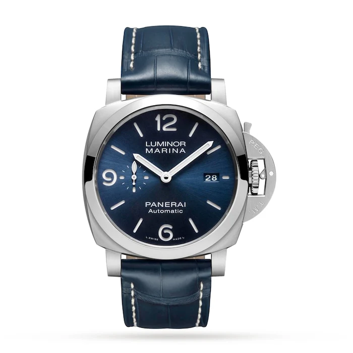 Panerai Automatic 44mm Men’s Watch with Blue Material Dial, Stainless Steel Case, 300m Water Resistant / PAM01313