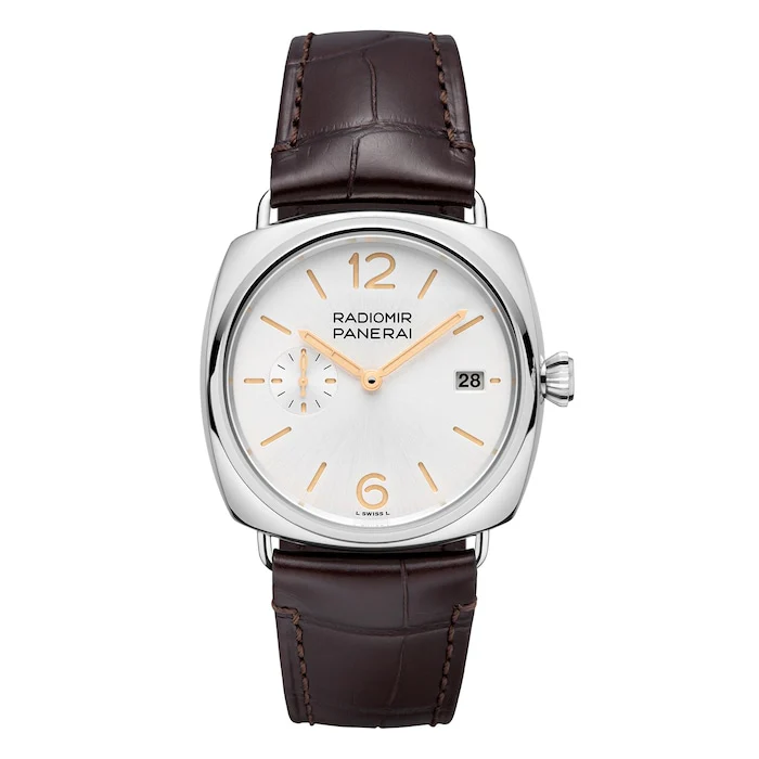 Panerai Elegance Automatic 40mm Men’s Watch with White Material Dial, Stainless Steel Case, 300m Water Resistant / PAM01292