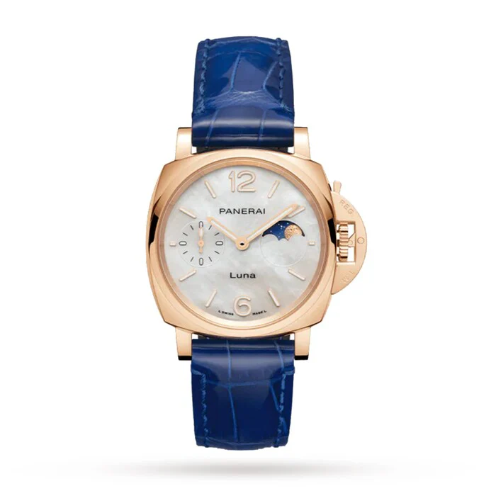 Panerai Luminor Due Luna Goldtech 38mm Ladies Watch Luxury Watch Swiss Made High Precision Movement PAM01181