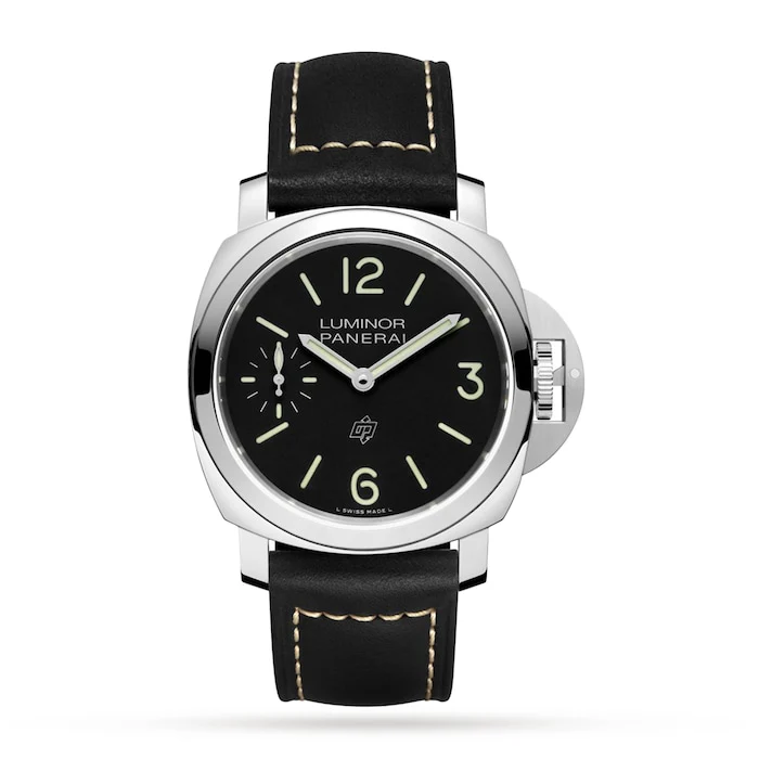 Panerai Mechanical 44mm Men’s Watch with Black Material Dial, Stainless Steel Case, 100m Water Resistant / PAM01084