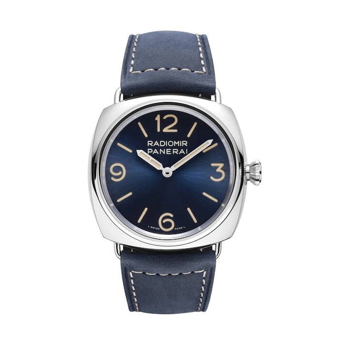 Panerai Radiomir Officine 45mm Mens Luxury Watch Blue PAM01383