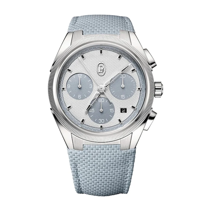 Parmigiani Fleurier Elegance Automatic 42mm Men’s Watch with White Material Dial, Stainless Steel Case, 100m Water Resistant / pfc931-1020003-400182