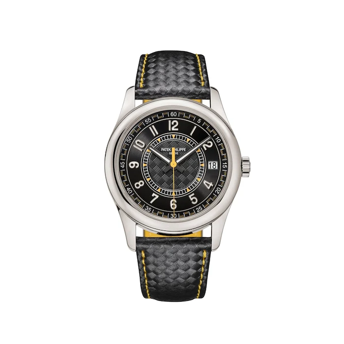 Patek Philippe Automatic 40mm Men’s Watch with Black Material Dial, Gold Case, 30m Water Resistant / 6007G-001