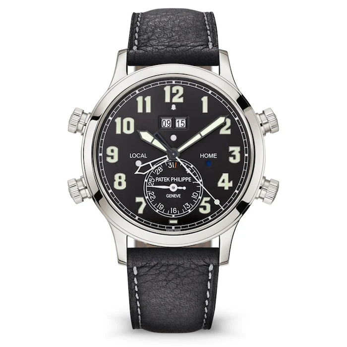 Patek Philippe Automatic 42mm Men’s Watch with Black Material Dial, Platinum Case, 30m Water Resistant / 5520P-001
