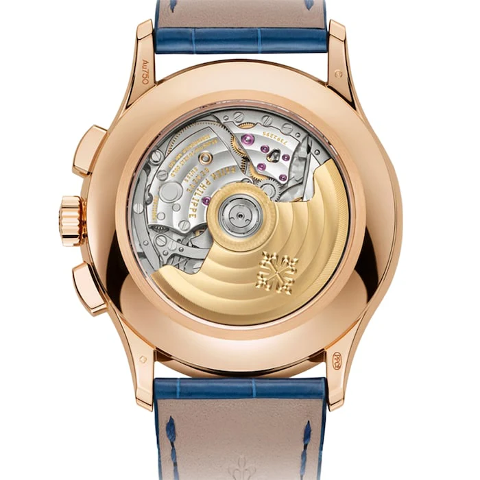 Patek Philippe Automatic 42mm Men’s Watch with Blue Material Dial, Gold Case, 30m Water Resistant / 5905R-010 Fast Dispached - Image 2