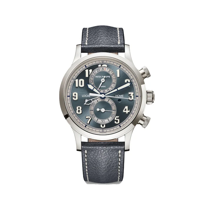 Patek Philippe Automatic 42mm Men’s Watch with Blue Material Dial, Gold Case, 30m Water Resistant / 5924G-001