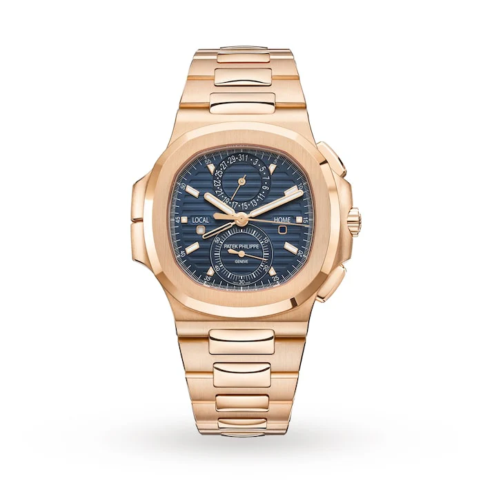 Patek Philippe Automatic Men’s Watch with Blue Material Dial, Gold Case, 120m Water Resistant / 5990/1R-001, New 2025