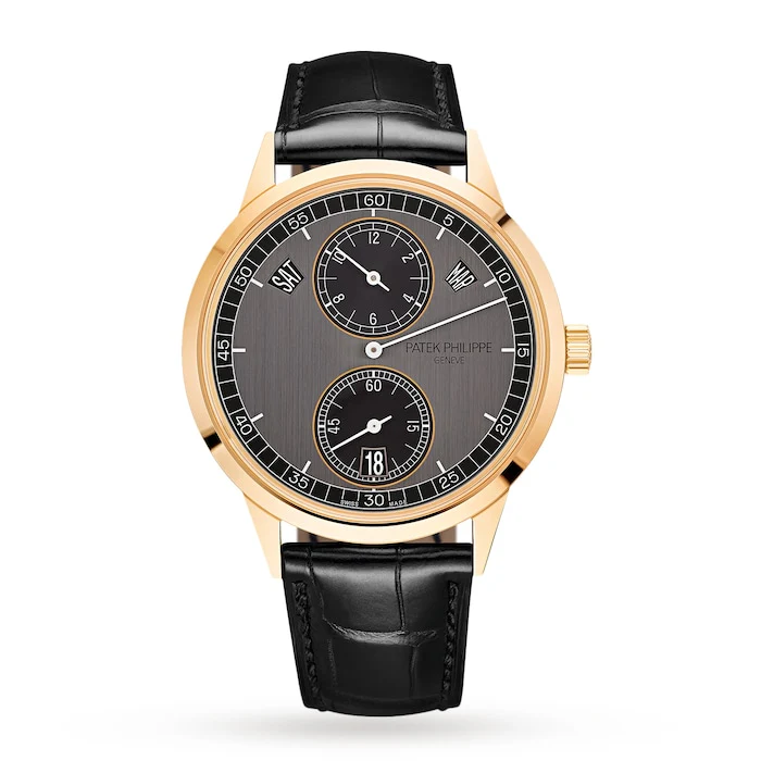 Patek Philippe Automatic Men’s Watch with Grey Material Dial, Gold Case, 50m Water Resistant / 5235/50R-001 Fast Dispached - Image 2