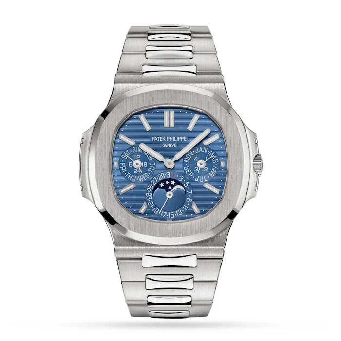 Patek Philippe Elegance Automatic 40mm Men’s Watch with Blue Diameter Dial, Gold Case, 60m Water Resistant / 5740/1G-001