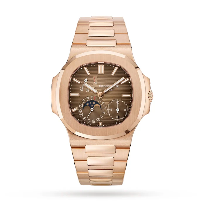 Patek Philippe Nautilus Rose Gold Luxury Watch Luxury Watch Swiss Made Highâ Precision Movement Sapphire Crystal Premium Case Water Resistant 5712/1R-001