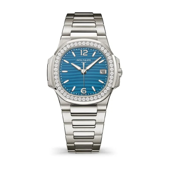Patek Philippe Nautilus White Gold Luxury Watch Luxury Watch Swiss Made High Precision Movement 7010/1G-013
