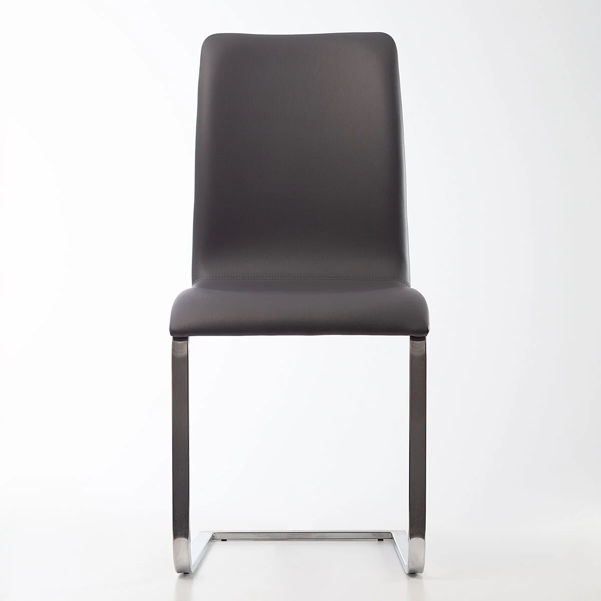Peressini Rio Grey Faux Leather Dining Chair, 2 Pack - Image 3